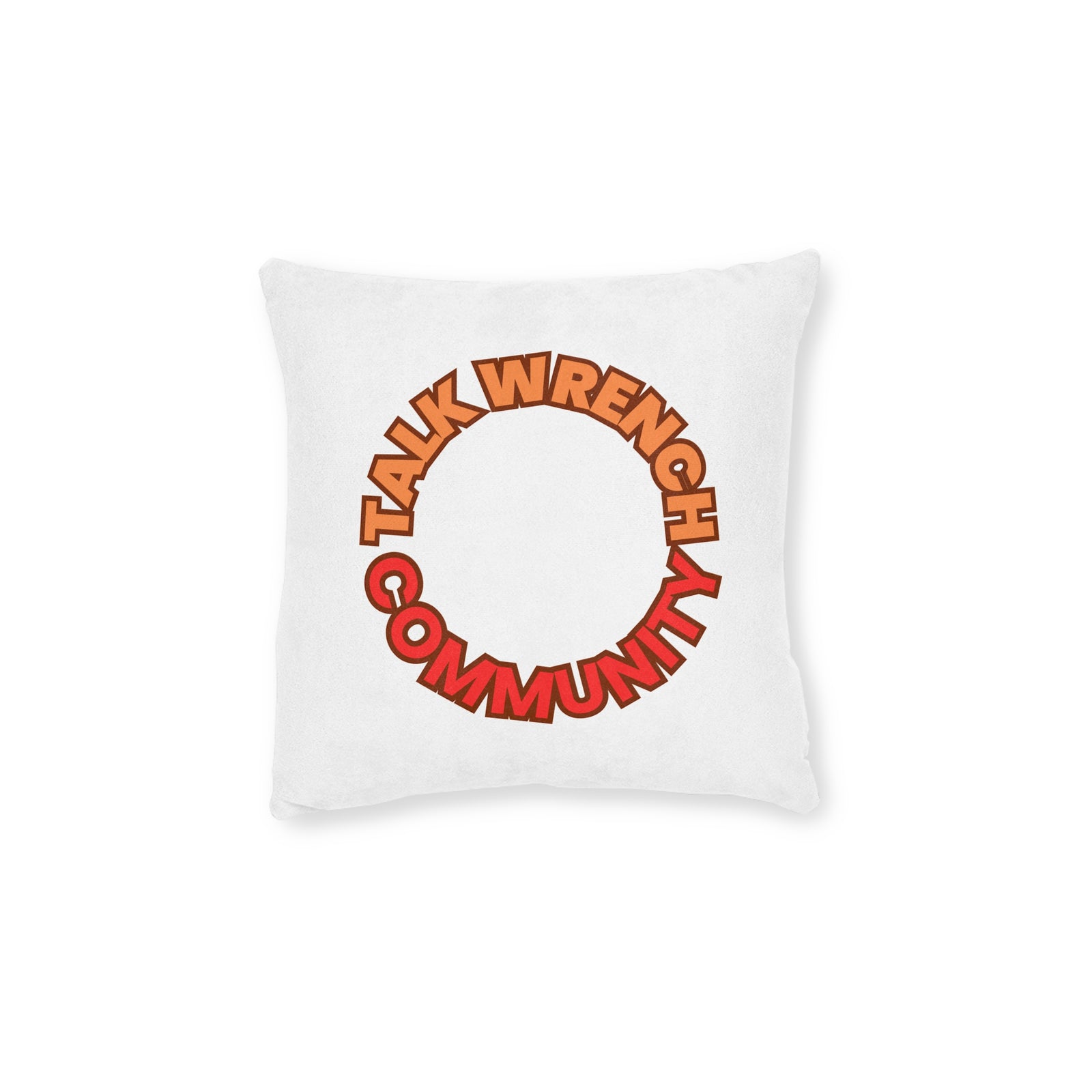 Talkwrench Community Square Pillow