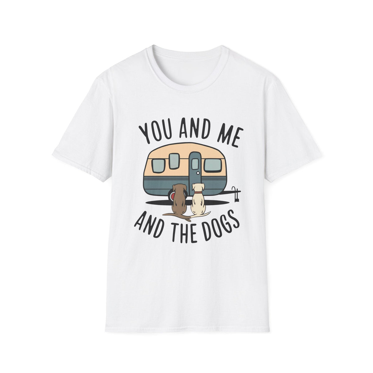 Cute RV Adventure You And Me And The Dogs T-Shirt - RVTees