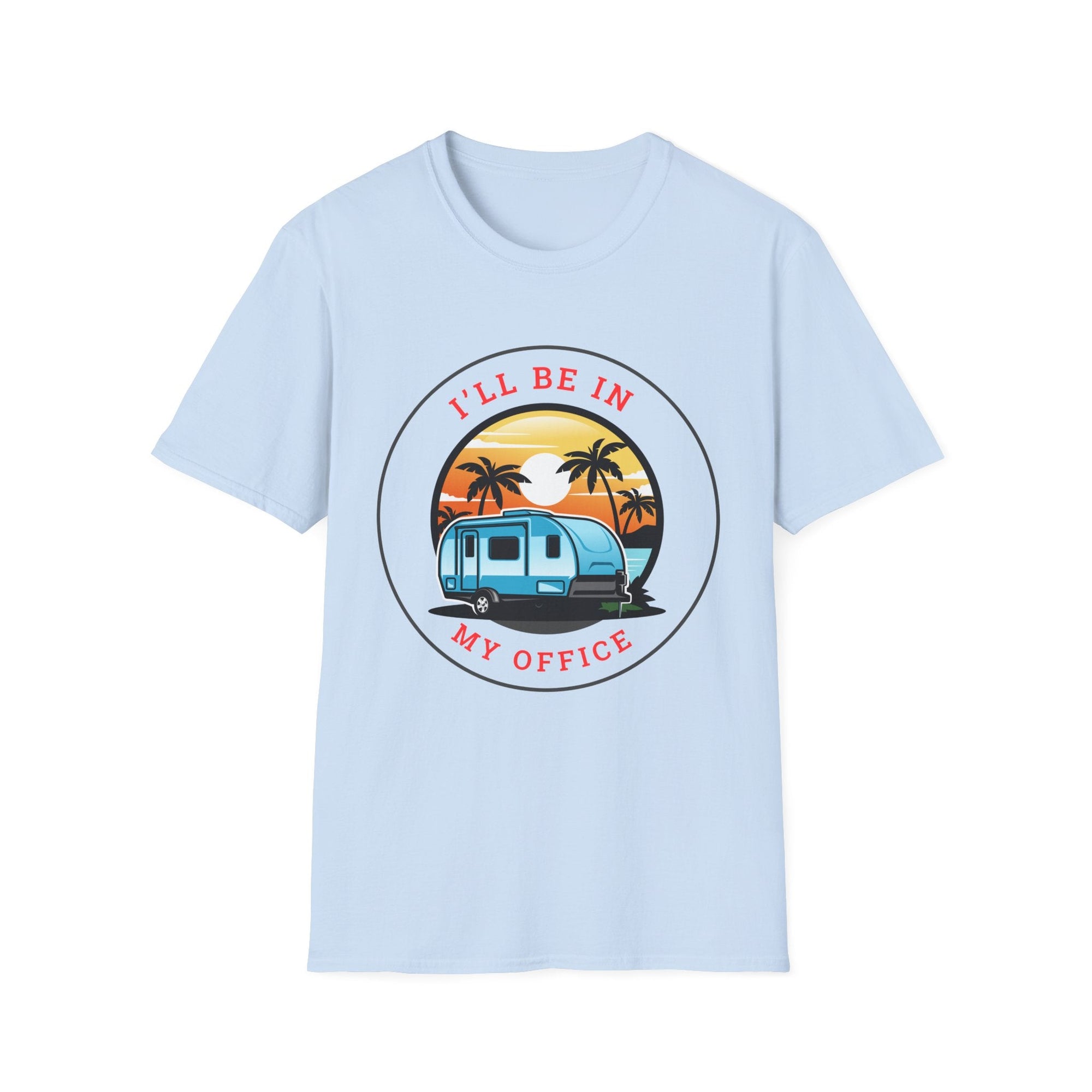 I'll Be In My Office Caravan Sunset Graphic T-Shirt - RVTees